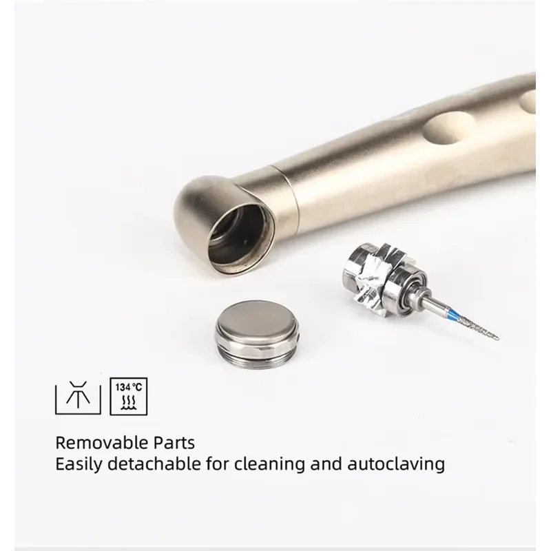 Hot Sale Anti-Slip Hole Design LED High Speed Turbine Handpiece Stable Rotation for Aesthetic