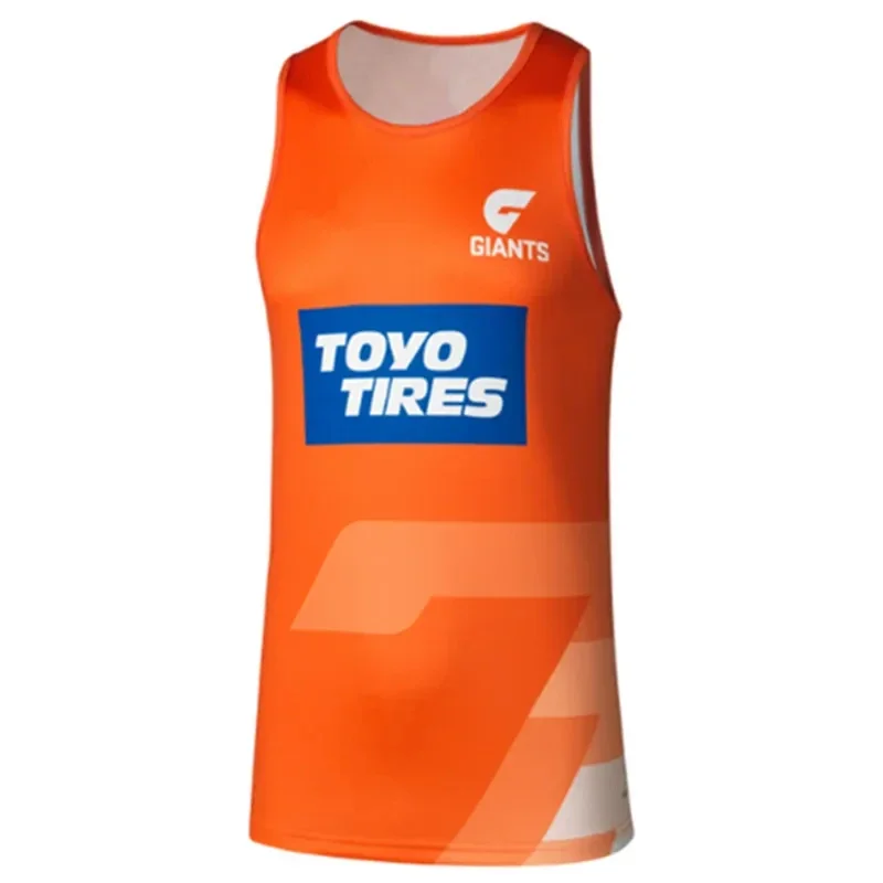 

2024 GWS GIANTS дрессировка GUERNSEY-мужские Регби Джерси Размер: S--5XL (печать имя и номер)