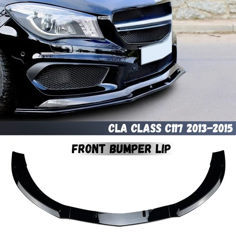 

Car Front Bumper Sp Lip CLA Class C117 W117 CLA200 260 CLA45 2013-2015 Bumper Canard Lip Protector