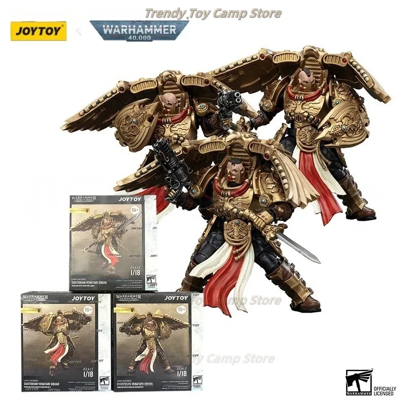 مجسم حركة JOYTOY 1/18 40K The Horus Heresy Legio Custodes Adeptus Custodes Figures Achillus Dreadnought أنيمي نموذج عسكري