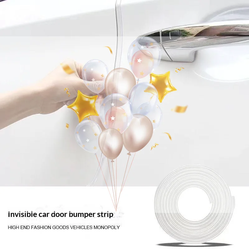 Transparent PVC Car Door Edge Protector Anti-Scratch Anti-Collision No Residue Guard Fit for Sedan SUV Hatchback