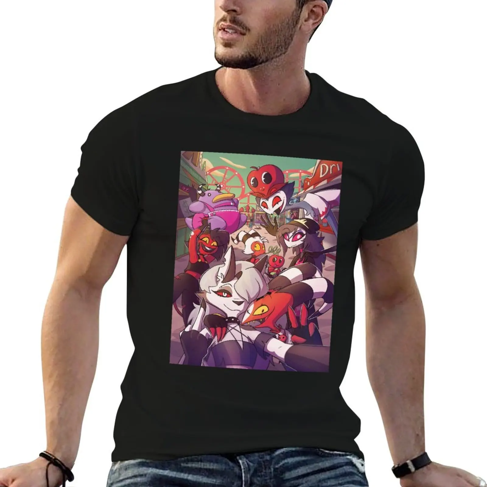 Helluva Boss Loona T-Shirt Plus Size Basic Cotton T-Shirt