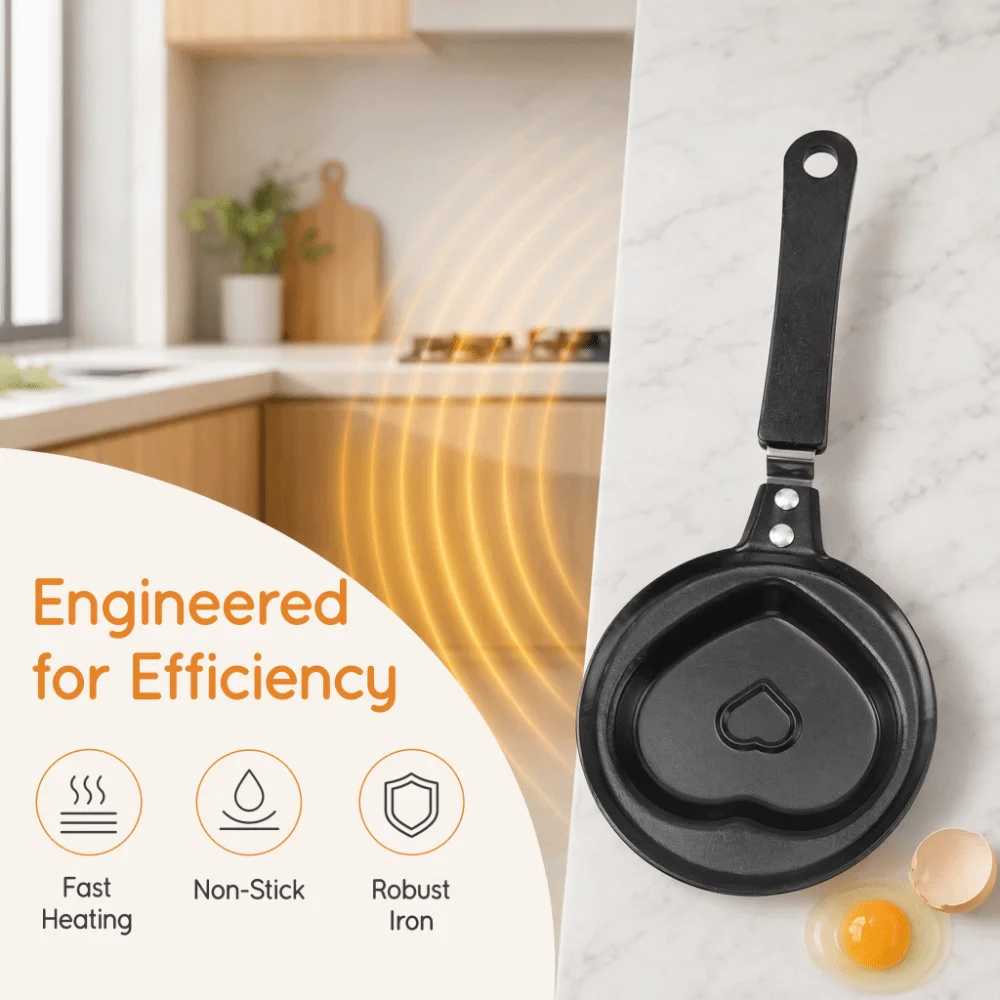 Cast Iron Mini Egg Frying Pan  - огляд і ціна Camping Cooking Without Gas