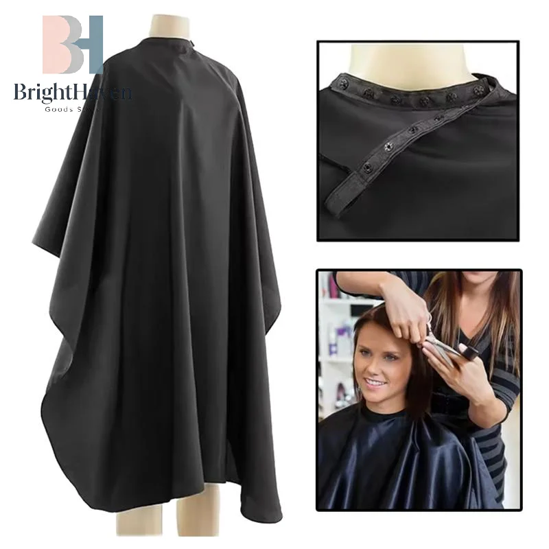 

Professional Hairdressing Hair Cutting Cape With Adjustable Snap Closure Salon Barber Cape 140*120cm Waterproof Hairdressing B.H