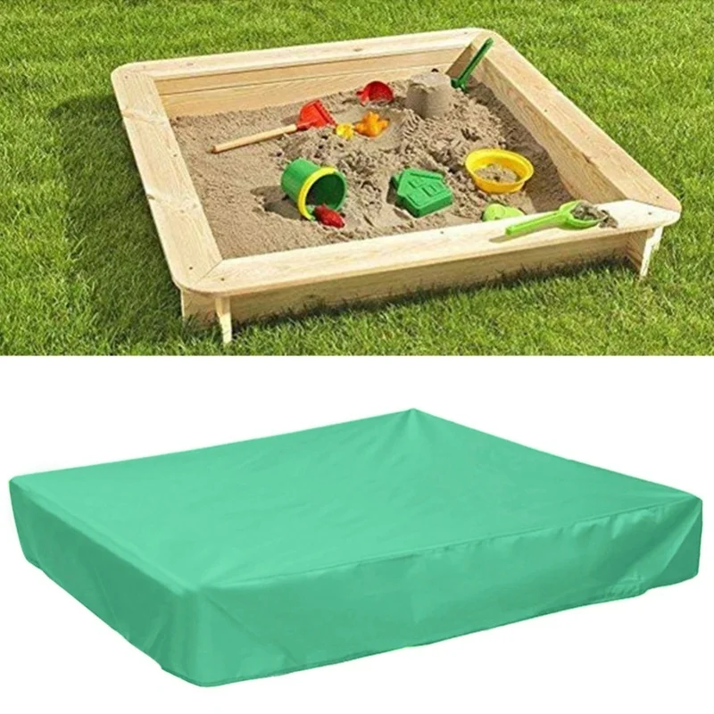 

Square Swimming Pool Cover Children Sandbox Waterproof Cover For Garden BackyardGreen 200 X 200 X 20cm