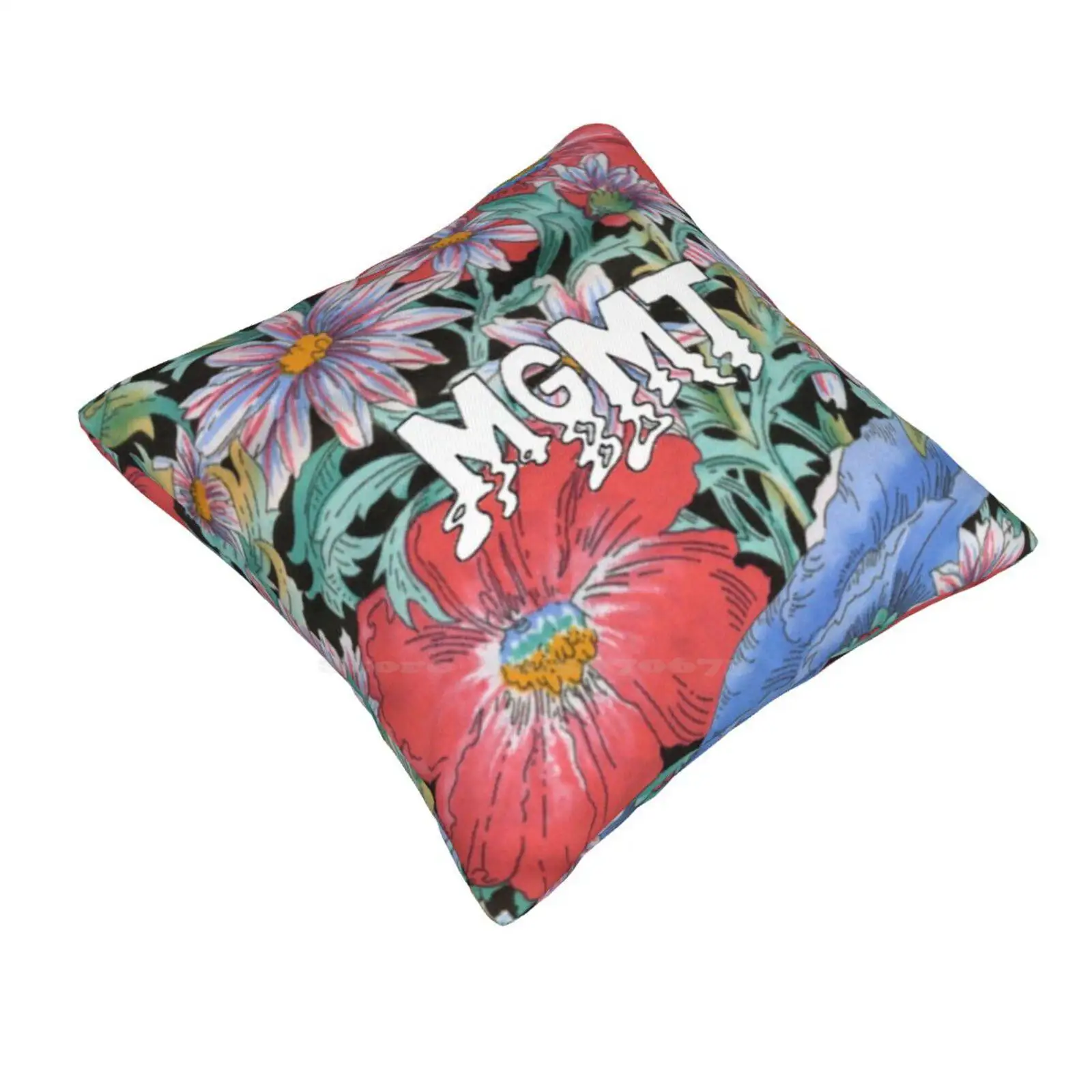 Mgmt Home Sofa Car Waist Throw Pillowcase Mgmt Electric Feel Tumblr Music Alternative Cool Hip Kids Flowers