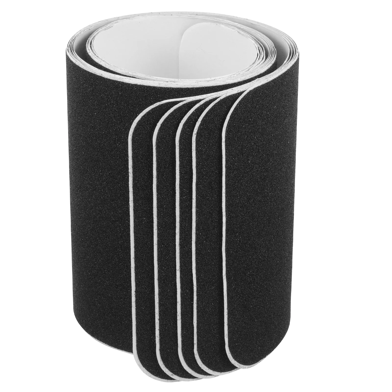 5 Pcs Transparent Stickers Stair Anti-slip Tape Strips Automatic Non-slip Staircase Step Tapes Black Outdoor Mats