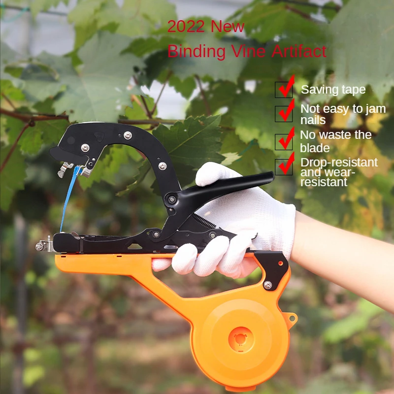 Garden Tool Plant Tying Tapetool Branch Binding Machine Hand Tying Machine Tapes Vegetable Stem Strapping Pruning Tool Tapener