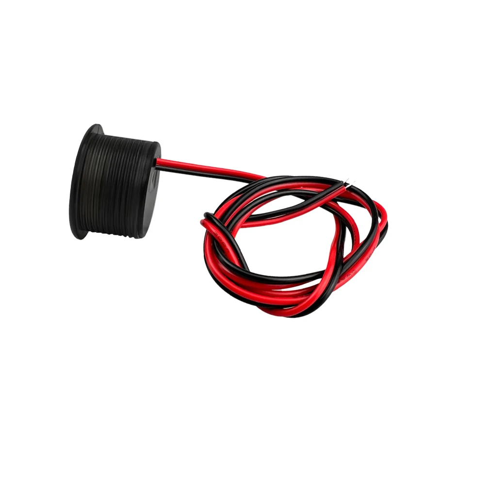 DC 4-100V  Round Two-wire  LED Digital Display Waterproof  Voltmeter DC Digital Car Voltage Current Meter Volt Detector Tester