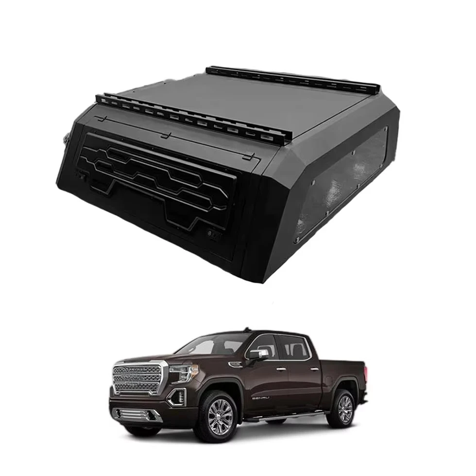 

Tailored Sizes Hard Top Aluminum Canopy Waterproof Anti-rusted Pickup Truck Exterior Modify Accessory for sierra 1500.6.6ft