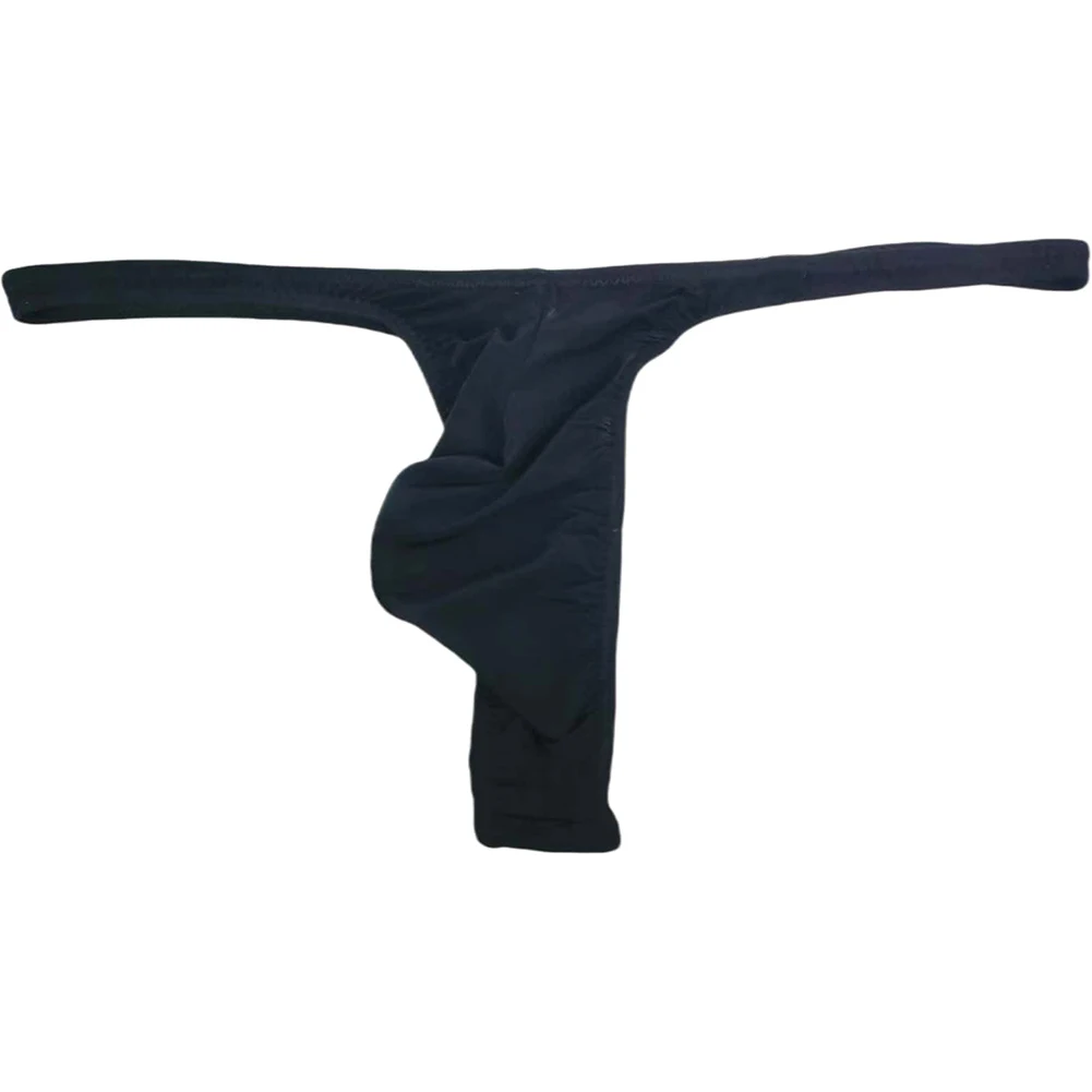 

Men's Sexy Briefs Ice Silk Underwear Sissy U Convex Pouch Panties Smooth Thongs G-String Elastic T-Back Low Rise Underpants