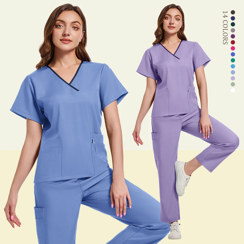 Color matching Hospital scrubs Medical uniform scrubbing kit Doctor Nurse Accessories Dental clinic kit Beauty salon workwear