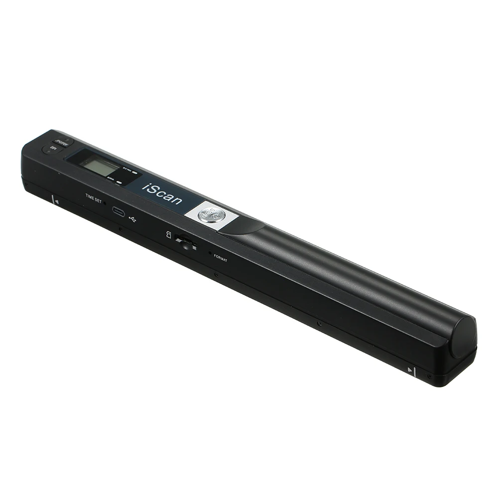 Portable Scanner Mini Handheld Document Scanner A4 Book Scanner for JPG and PDF Format 300/600/900 movement speed