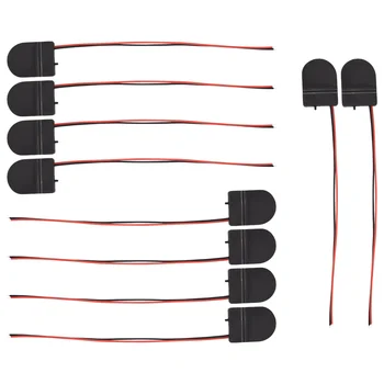 10/adet CR2032 düğme sikke hücre pil soket tutucu kılıf kapak açma-kapama anahtarı ile 3V pil kutusu