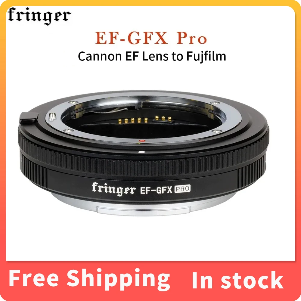 

Электронное кольцо диафрагмы Fringer EF-GFX Pro AF для объектива Cannon EF Fujfilm GFX100 GFX100S GFX 100S GFX50S GFX50S II GFX50S II