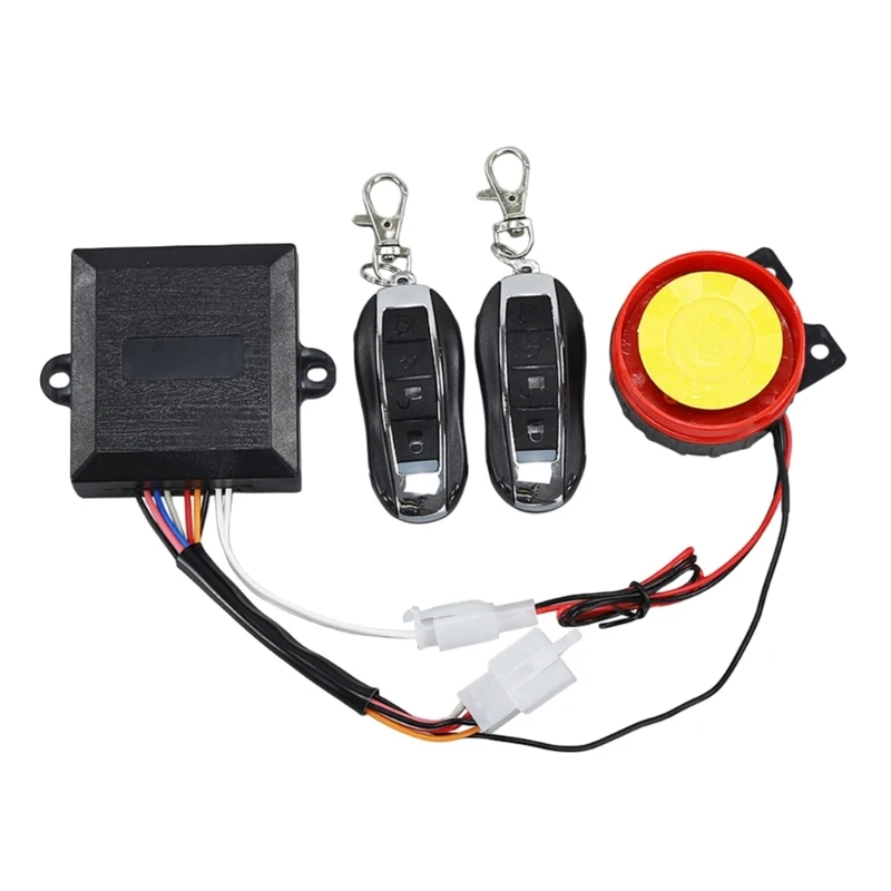 Anti Theft Alarm for Motorcycles & Beach Bikes Remote Control Start Kills Switches Replacement Multiple Alert Modes D7YA