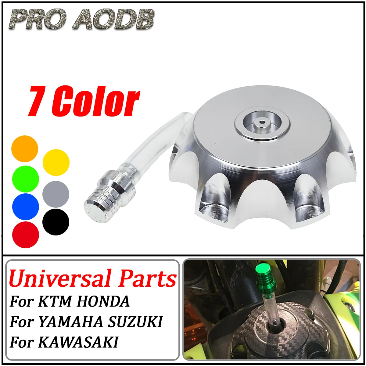 

For Most Motorcycles Gas Fuel Petrol Tank Cap Universal For Dirt/Pit Bike ATV Quad CNC Aluminum Motorcycle Accessories Parts