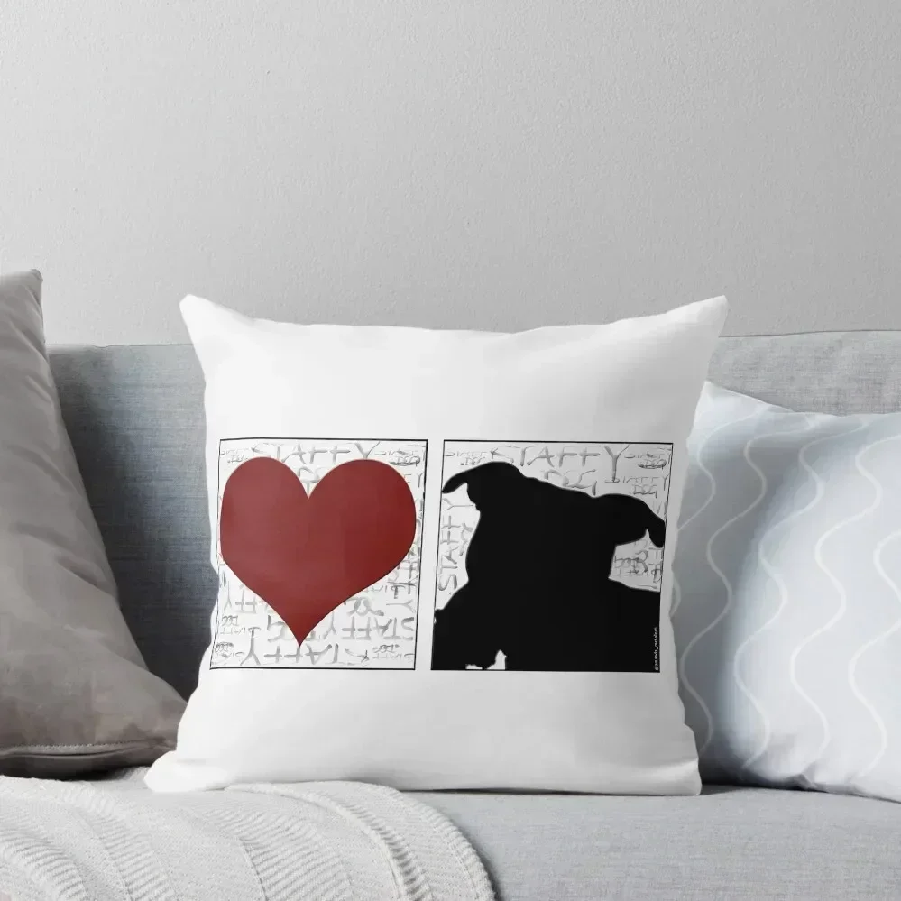

Love Staffy Dogs Throw Pillow Sofa Decorative Covers Decorative Cushion Luxury Cushion Cover Cushions Home Decor pillow