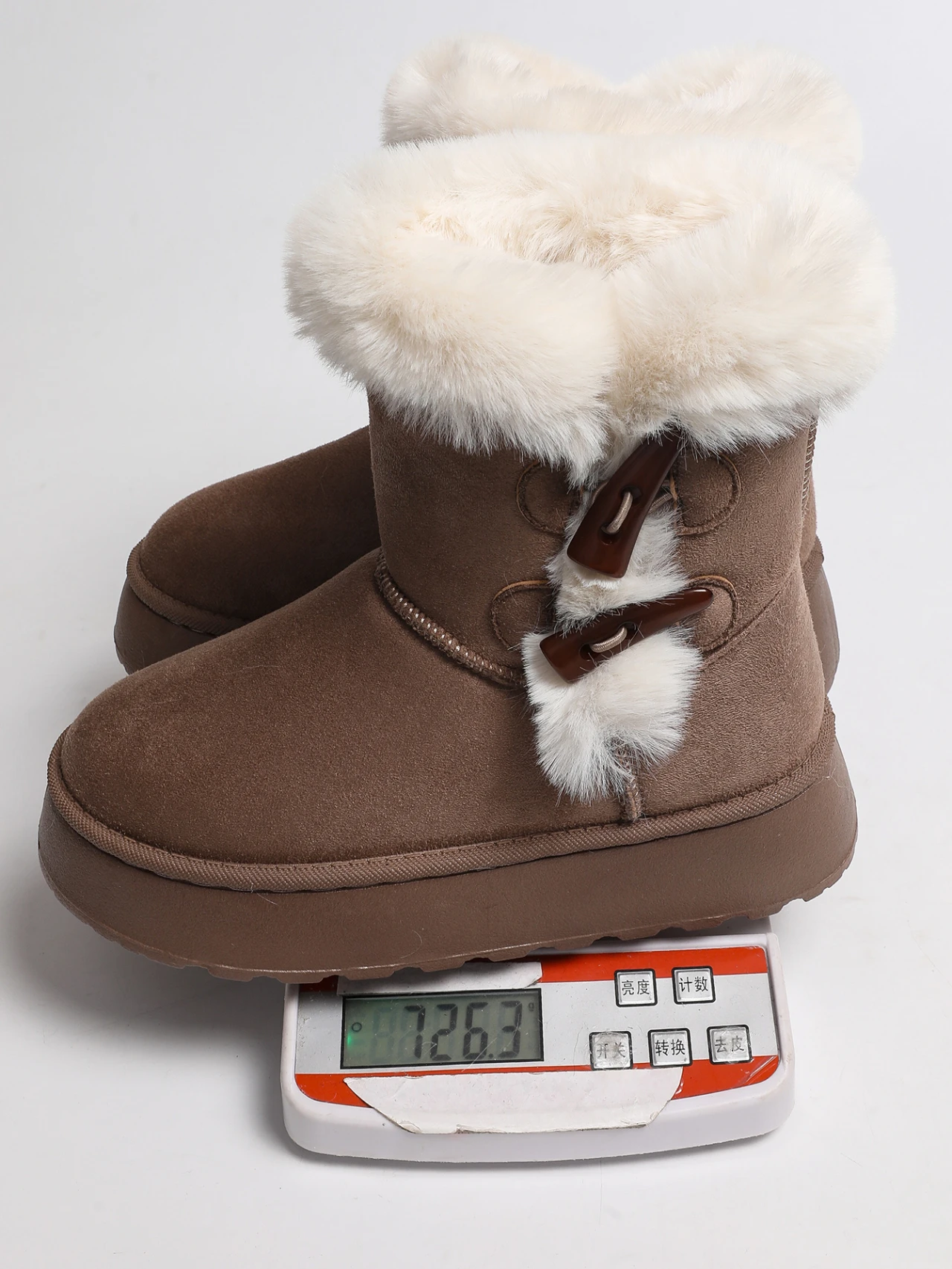 2026 Winter Neuer Stil Bequeme Modische Bestseller Runde Zehenkappe Elegante Lässige Schneestiefel Samt Dickbesohlte Damenstiefel – Detail 10