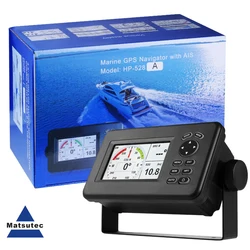 Matsutec HP-528A Color LCD Chart Plotter, Built-in Classe B AIS Combo Transponder, Alta Sensibilidade, Marinha Navegador GPS, 4,3