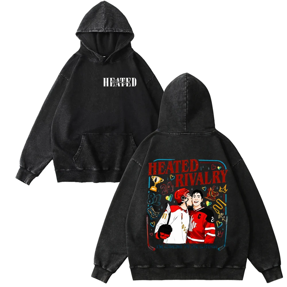 

Heated Rivalry Hoodies Vintage Merch cotton Hoodie Men and Women Hip-hop Sports Pullover fashion Sweatshirt high quality