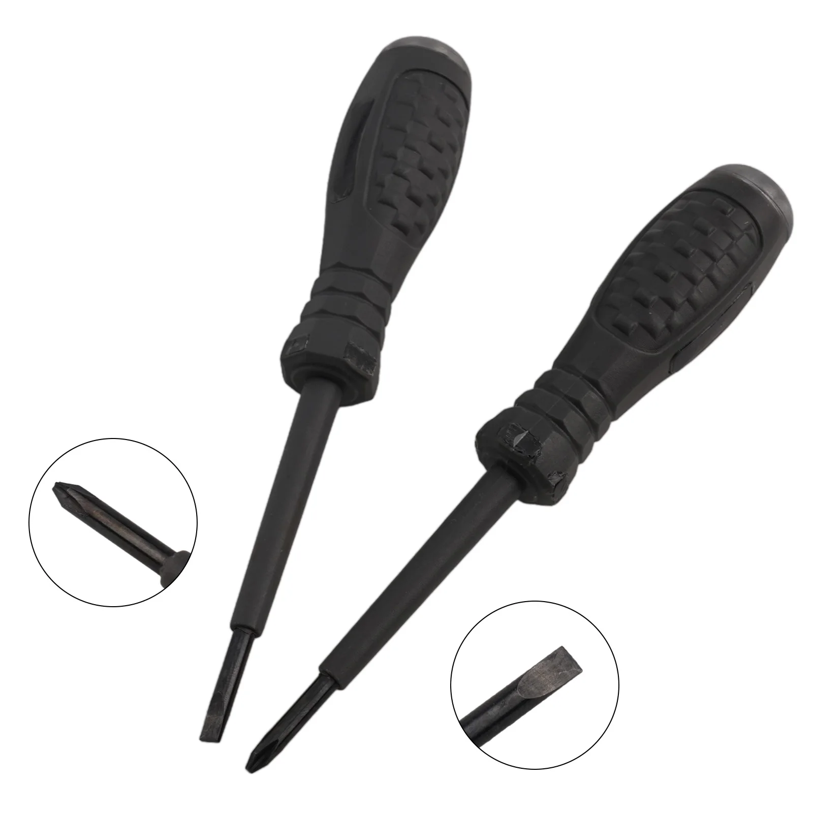 1pc/2pcs Electrician High-torque Colored Highlight Tester Pen Screwdriver Electric Pencil Chrome-vanadium Steel Tools