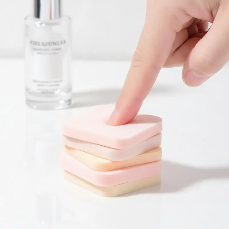 20PCS Cosmetic Powder Puff Makes Sponge Soft Makeup Foundation Make-up Beauty Tool Square Shape Round Shape Makeup Powder Puff
