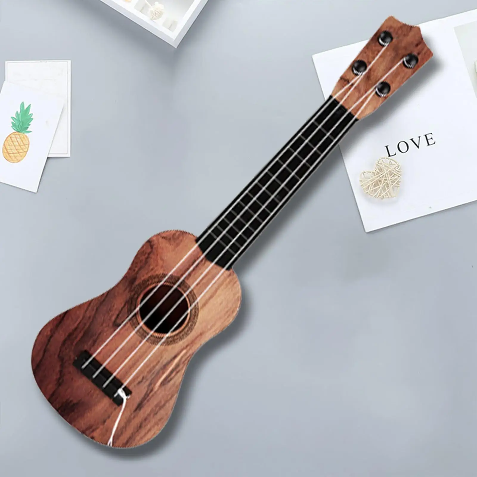 21 inch Concert Ukulele Instrument Early Learning Education Hawaiian Ukulele Four String Guitar for Children Adults Kids Gifts