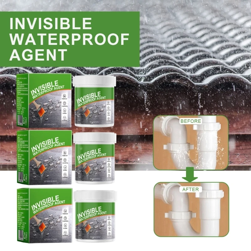 

Invisible Waterproof Agent Leakage Resistant Coating Agent Waterproof Insulating Sealant for Reapir Tile Wall Roof Wood