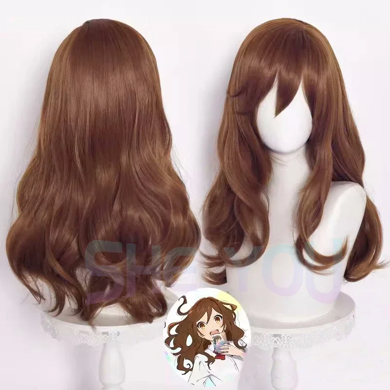 Hori-san and Miyamura-kun Horimiya Miyamura Izumi Cosplay Wig Hori Kyoko Kyouko Heat Resistance Hair Cosplay Wigs a wig cap