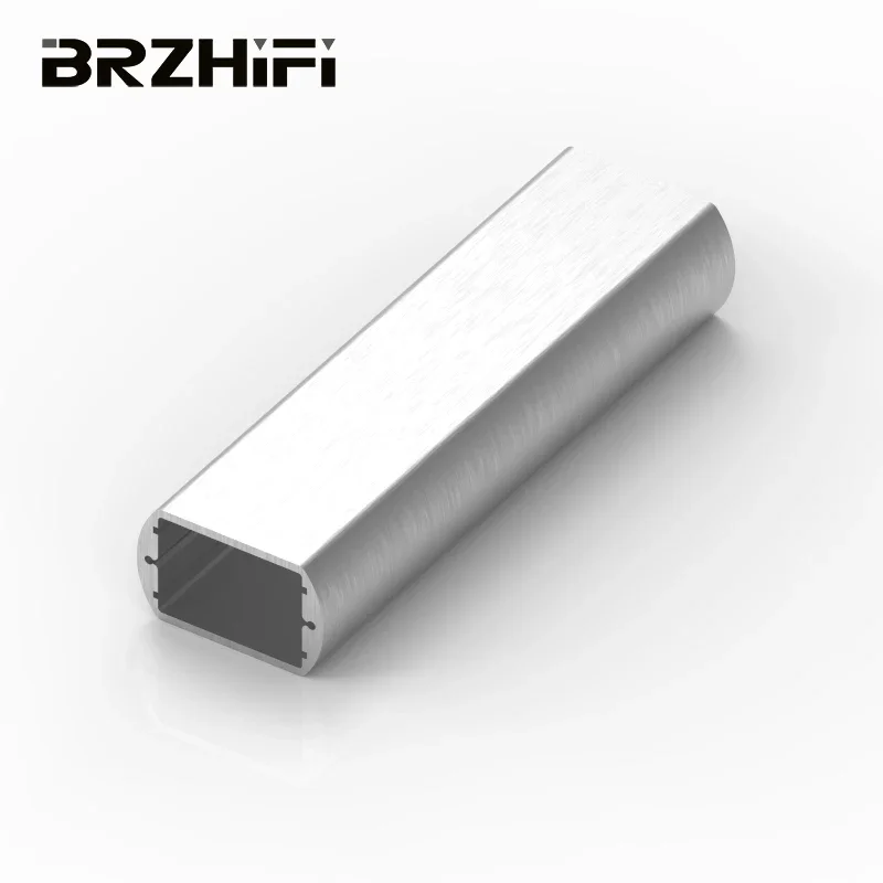 BRZHIFI -32 Factory Wholesales Customizable 6061 Aluminum Profile Enclosure Tube For Home Theater Amplifiers case Decoration