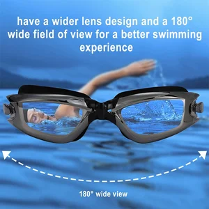 Anti-Night Swimming Glasses Professionals for adults, hearing protectors, waterproof glasses for men and women, pool accessories 10 Main Sales Swimming Glasses - №6