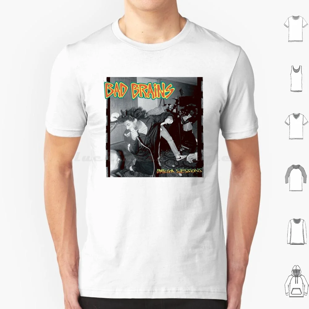 Bad Brains Sessions T Shirt 6xl Cotton Cool Tee Classic Band Bad Brains Punk