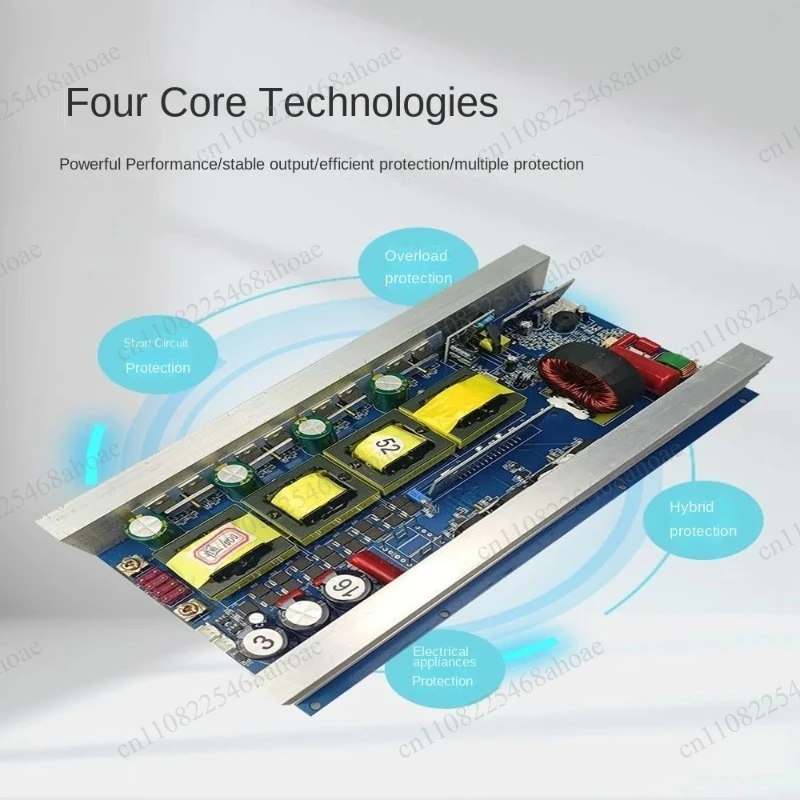 1600W 2000W 3000W Pure Sine Wave Inverter Motherboard 12V 24V 48V to AC110V 220V Lithium Battery Energy Storage Motherboard