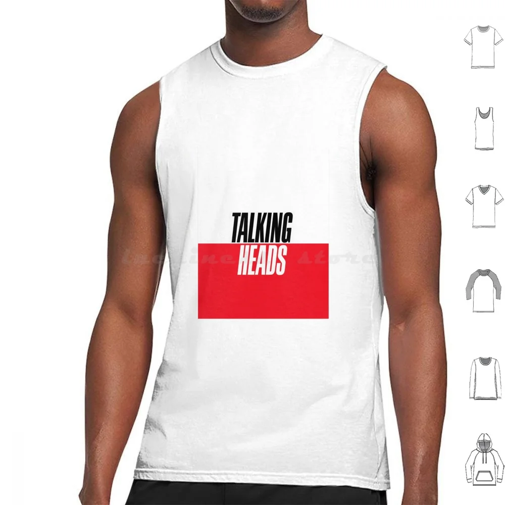 Talking Heads Logo Tank Tops Vest Sleeveless Talking Heads Stop Making Sense