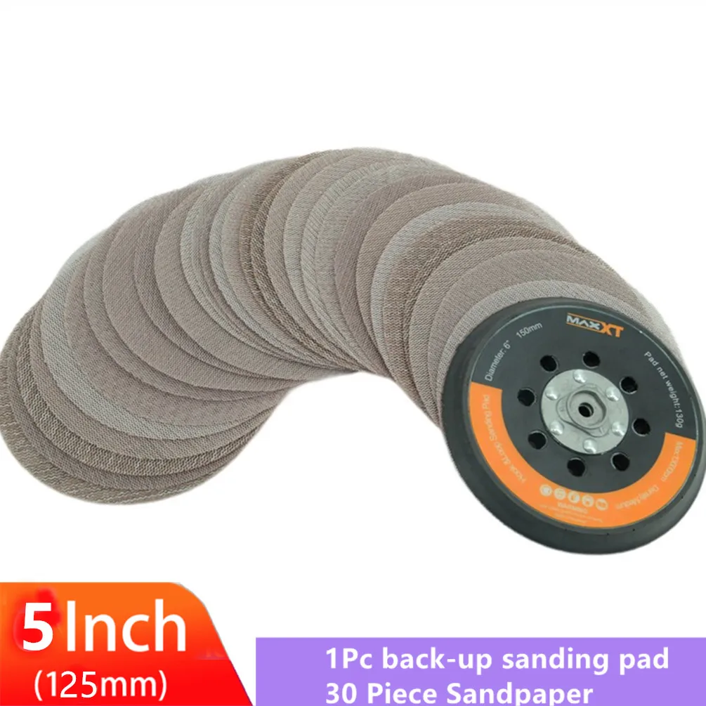 Imagem -02 - Maxxt-hook And Loop da Sander Backing Plate Pad Lixa para Lixadeira Orbit Brushless R7303 in ou in 30 Pcs
