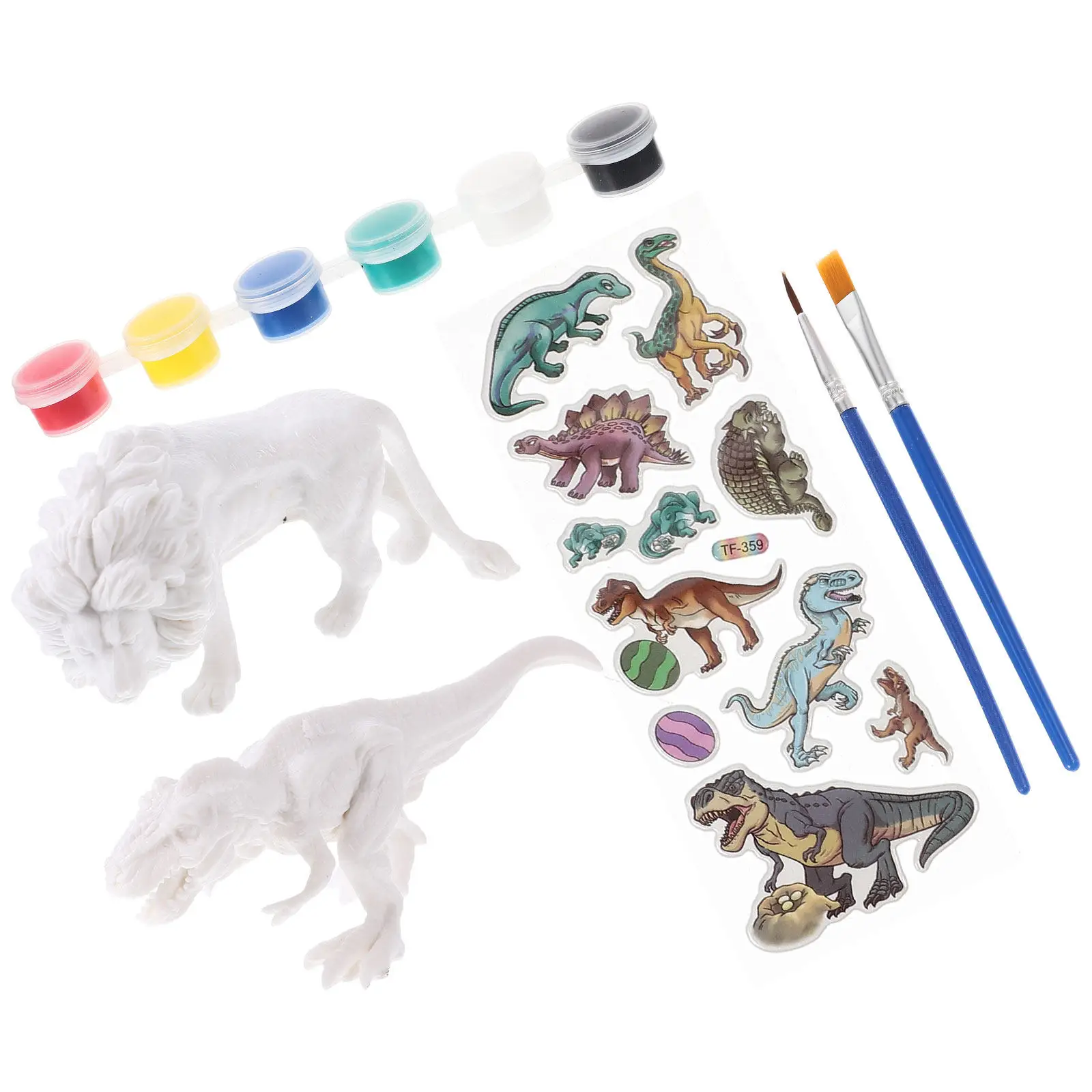 

Dino Craft Dinosaurs Graffiti Toy Crafts Toys with Painting Kit Children for Kids