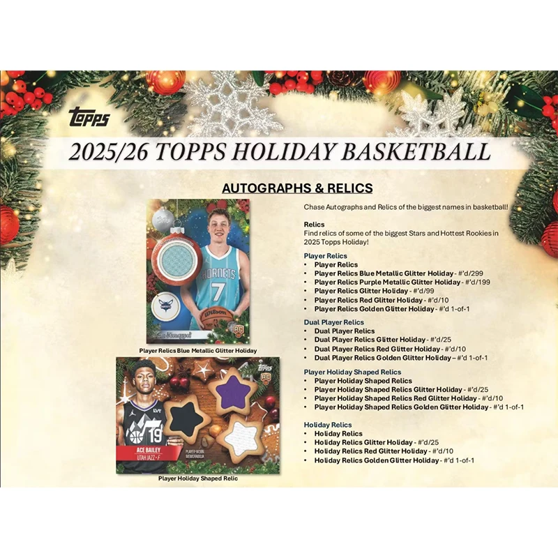 New 2026 Topps Holiday Basketball Countdown Calenda Sealed Case NBA Mega 20 Collection Card - Image 5