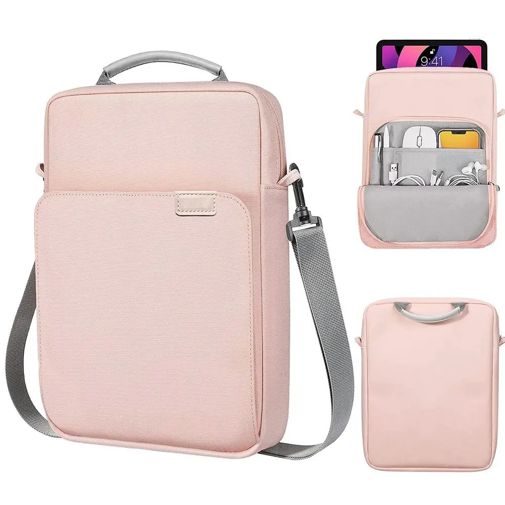 9/11/13.3 inch Tablet Sleeve Case Concealed Hand Strap Universal Laptop Carrying Case Shockproof Wear-resistant