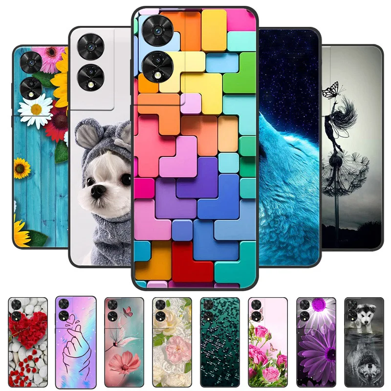 for TCL 505 / 50 5G / 50 SE Case Soft TPU Silicone Phone Covers for TCL 50 5G Case Bumper TCL 50SE Shockproof Coque Cute Cover