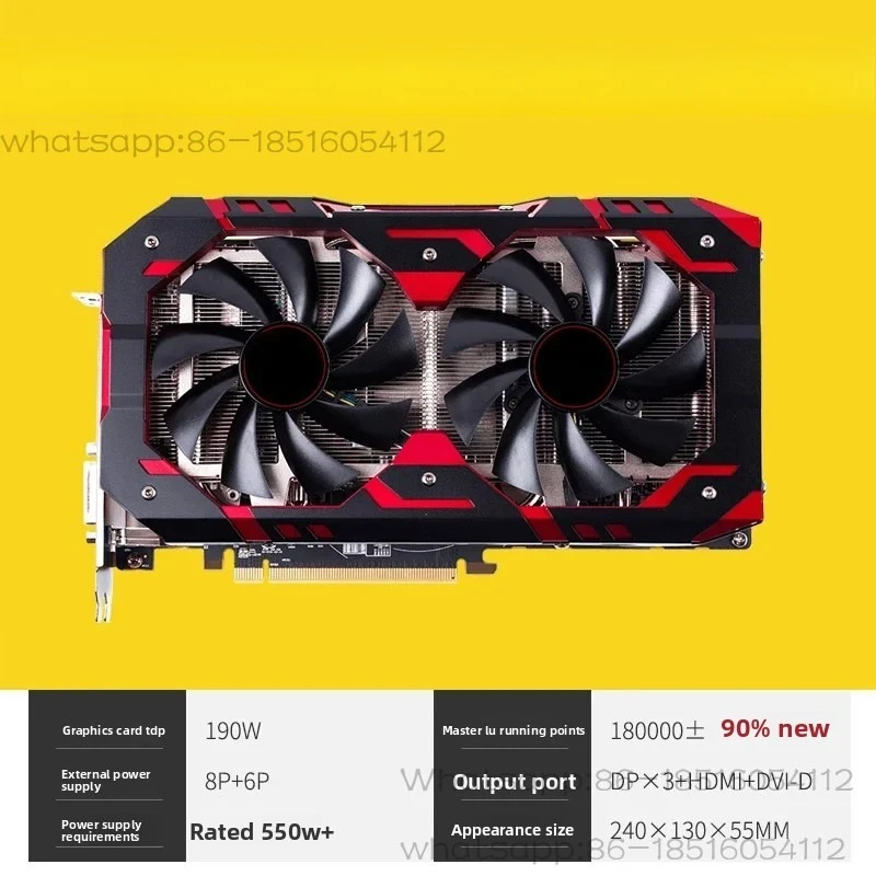 Sapphire Rx590 Rx580 8G Rx5600xt 5700xt 6600xt 6700xt Graphics Card