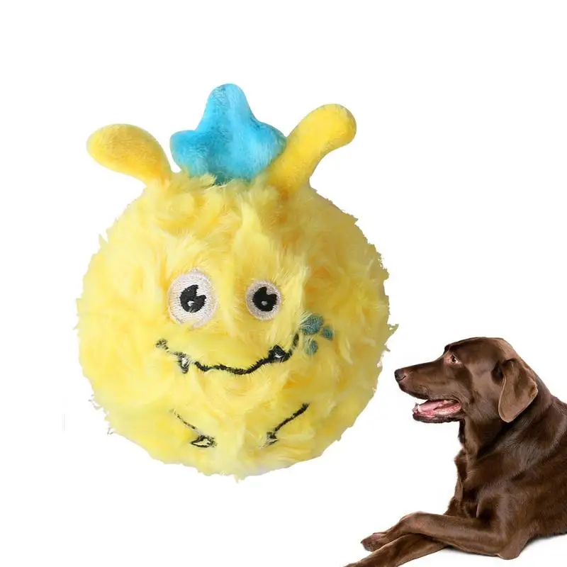 Pet Dog Plush Noise Chewing Toy Cute Beast Squeaky Interactive Dog Cat Toys Cartoon Puzzle Pet Dog Cat Ball Toys Supplies