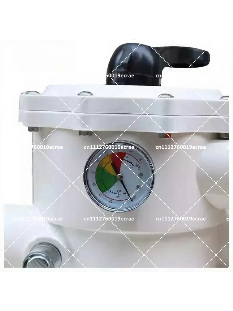 Pool Sand Filter Tank Head 6-Way Valve, Swimming Pool Water Circulation Filtration System Replacement Part