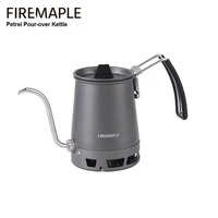 Hervidor de café Fire-Maple Petrel con boquilla de cuello de cisne, tetera portátil plegable con mango desmontable HX