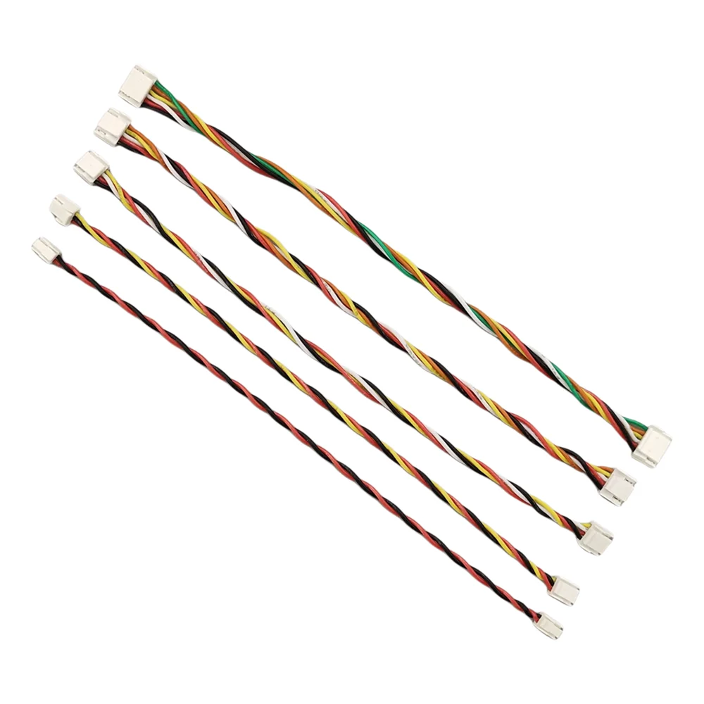 5Pcs JST GH 1.25 2P 3P 4P 5P 6P Male Female Connector With 30AWG Silicone Wire 15cm Cable GH1.25 Single Double Connector