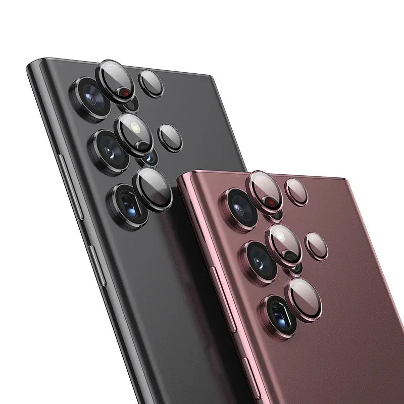 Camera Protection Glass For Samsung Galaxy S24 S23 S22 Ultra Plus Back Lens Cover Tempered Glass Cover Protection Accessories