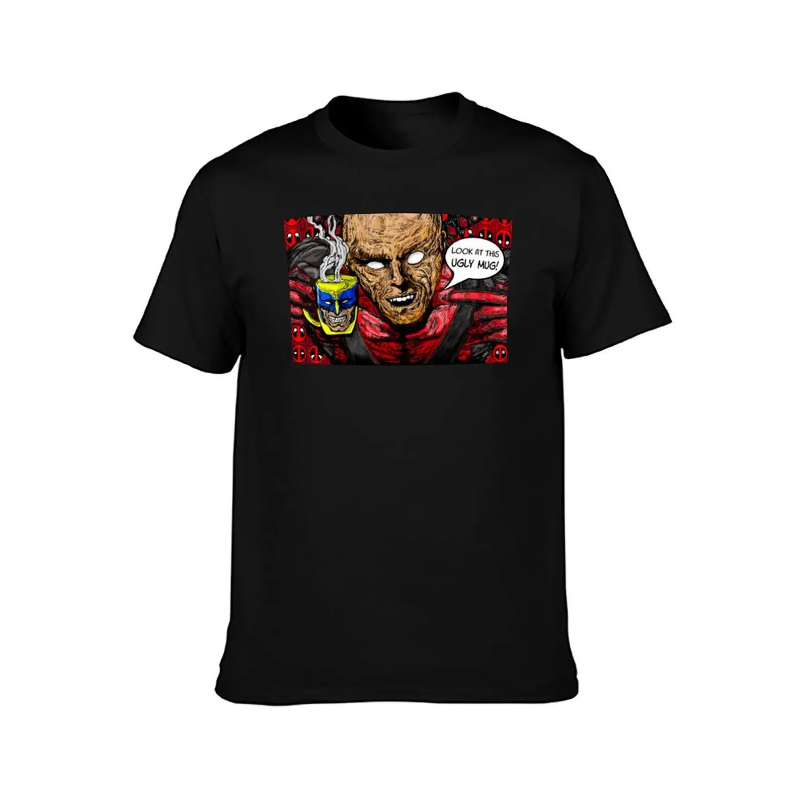 Look At This Ugly Mug! T-Shirt Summer Casual Cotton Tee Oversized Streetwear Tops Vintage Graphic Print Unisex Men Women