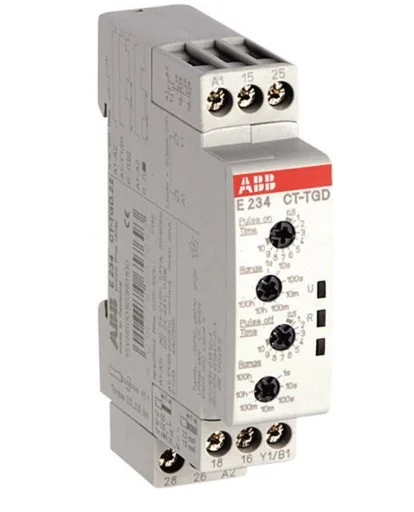 ABB Germany Imported Relay CT-TGD.12, 24-48V DC/24-240V