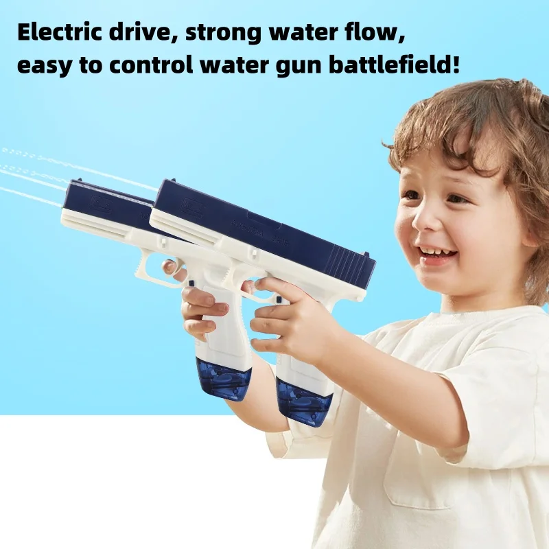 HW Glock Clip Version of Bullet Drum The Electric Water Gun New Outdoor Game Child Design Shooting Summer Game Pistol Kids Toys