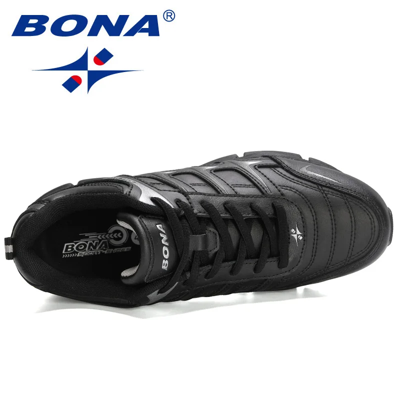 BONA 2022 New Designers Running Shoes Fashion Jogging Sneakers Men Comfort Wear-resisting Footwear Man Walking Footwear Comfort